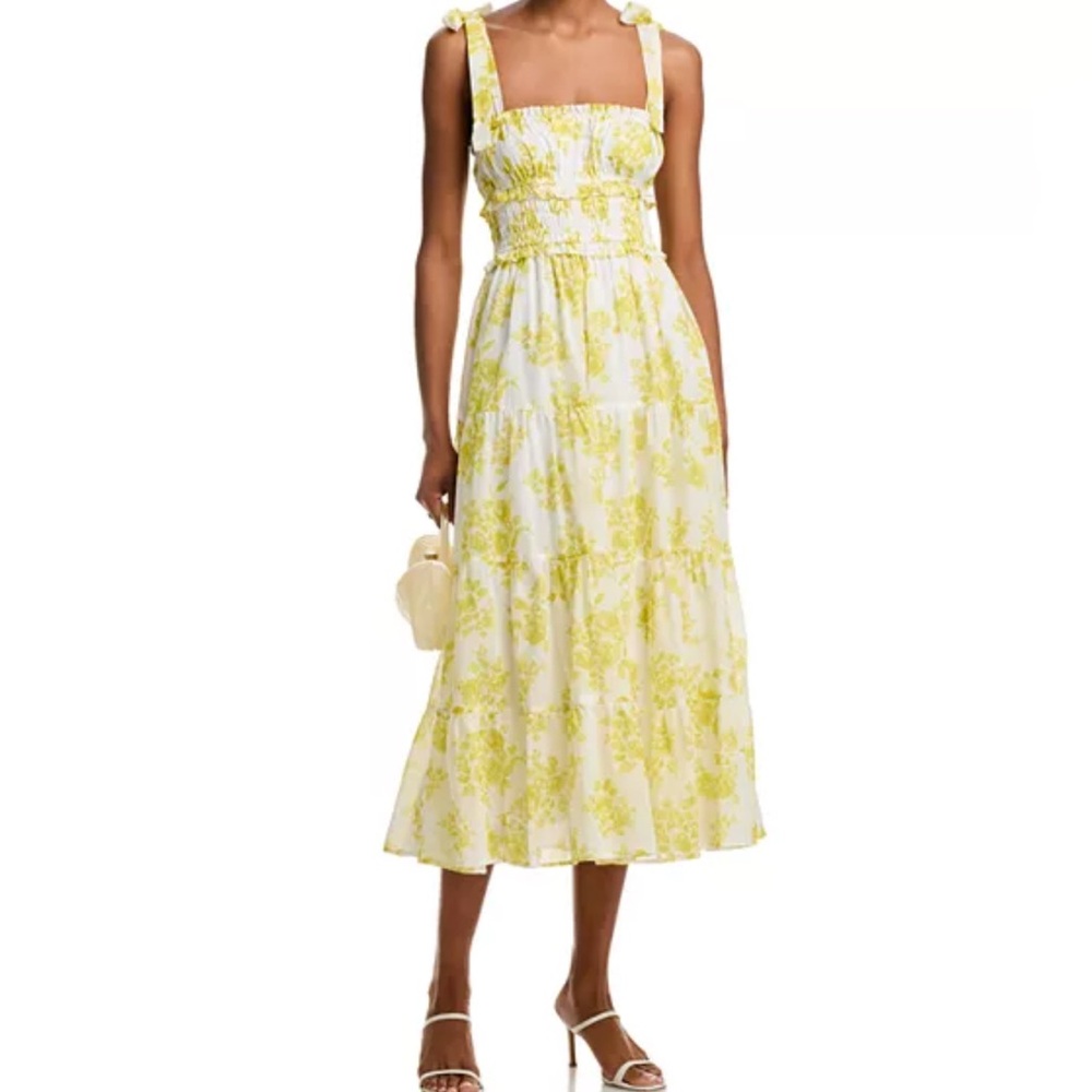 Chelsea and Violet yellow toile dress XS